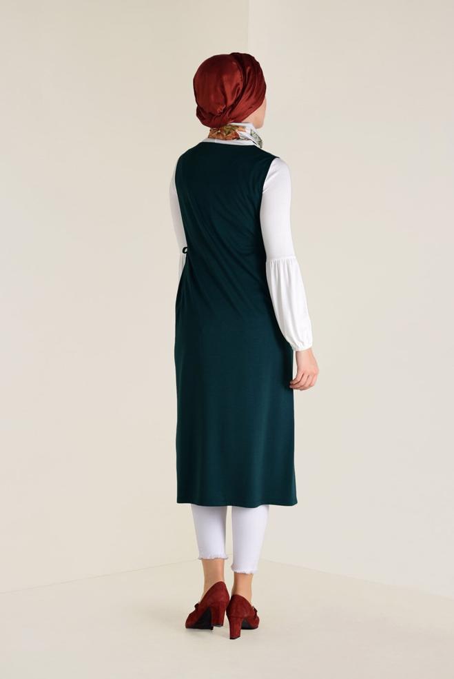 pinafore skirt with pockets