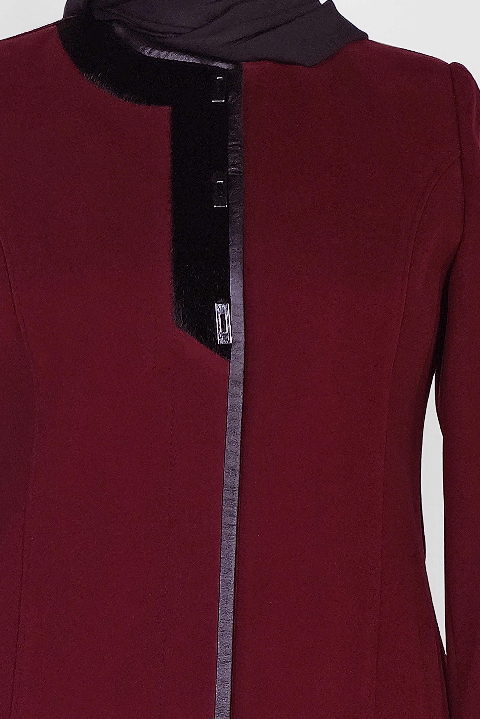 Manteau discount rouge bordeaux