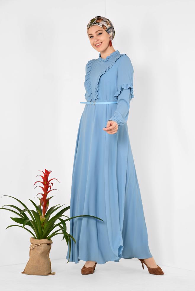 New Season Dress - Hijab Clothing for Muslim Woman | ALVİNA