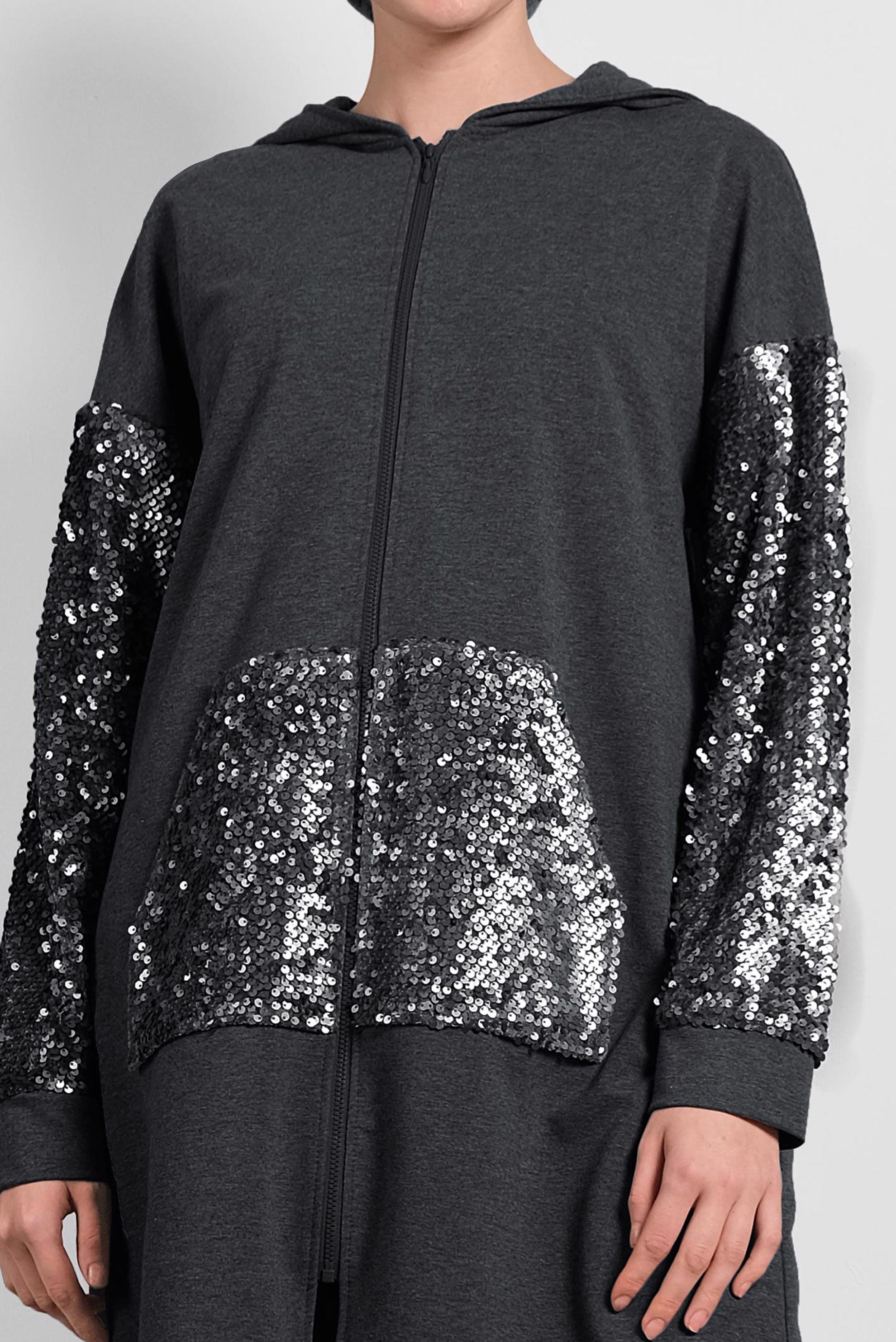 Black best sale sequin tracksuit