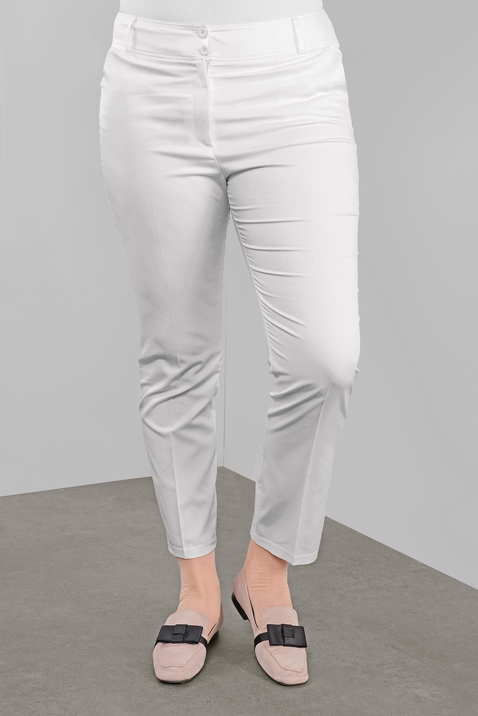 MID-RISE PONTE-KNIT PANTS