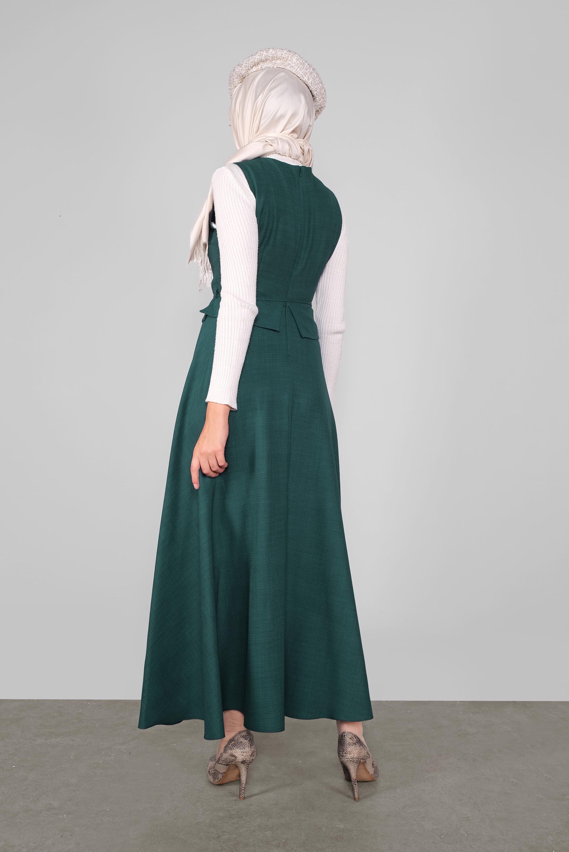 Pinafore on sale skirt green