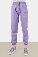 Female purple TRACKSUIT PANTS WITH ELASTIC CUFFS 70397