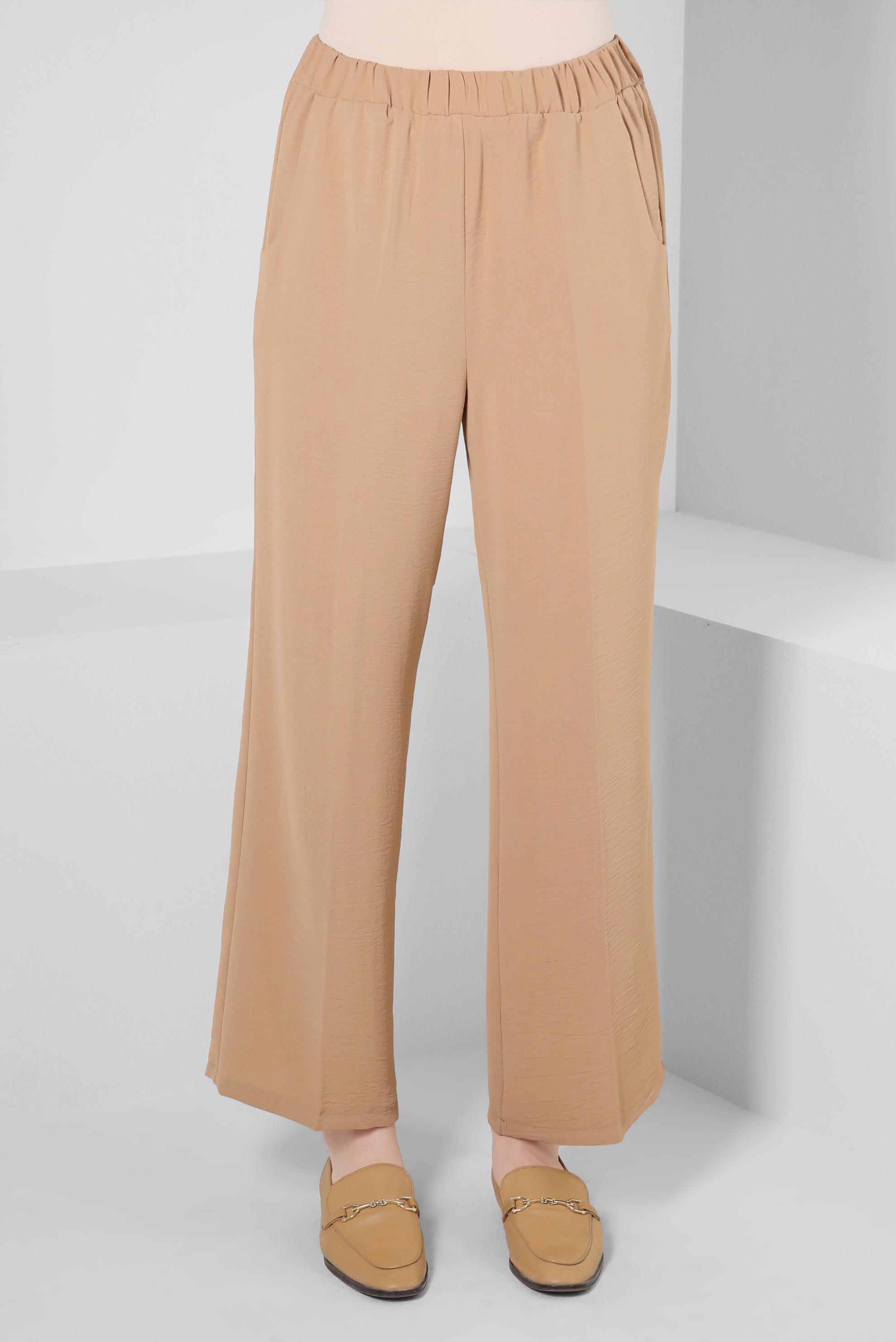 Wide Leg Elastic Waist Pants