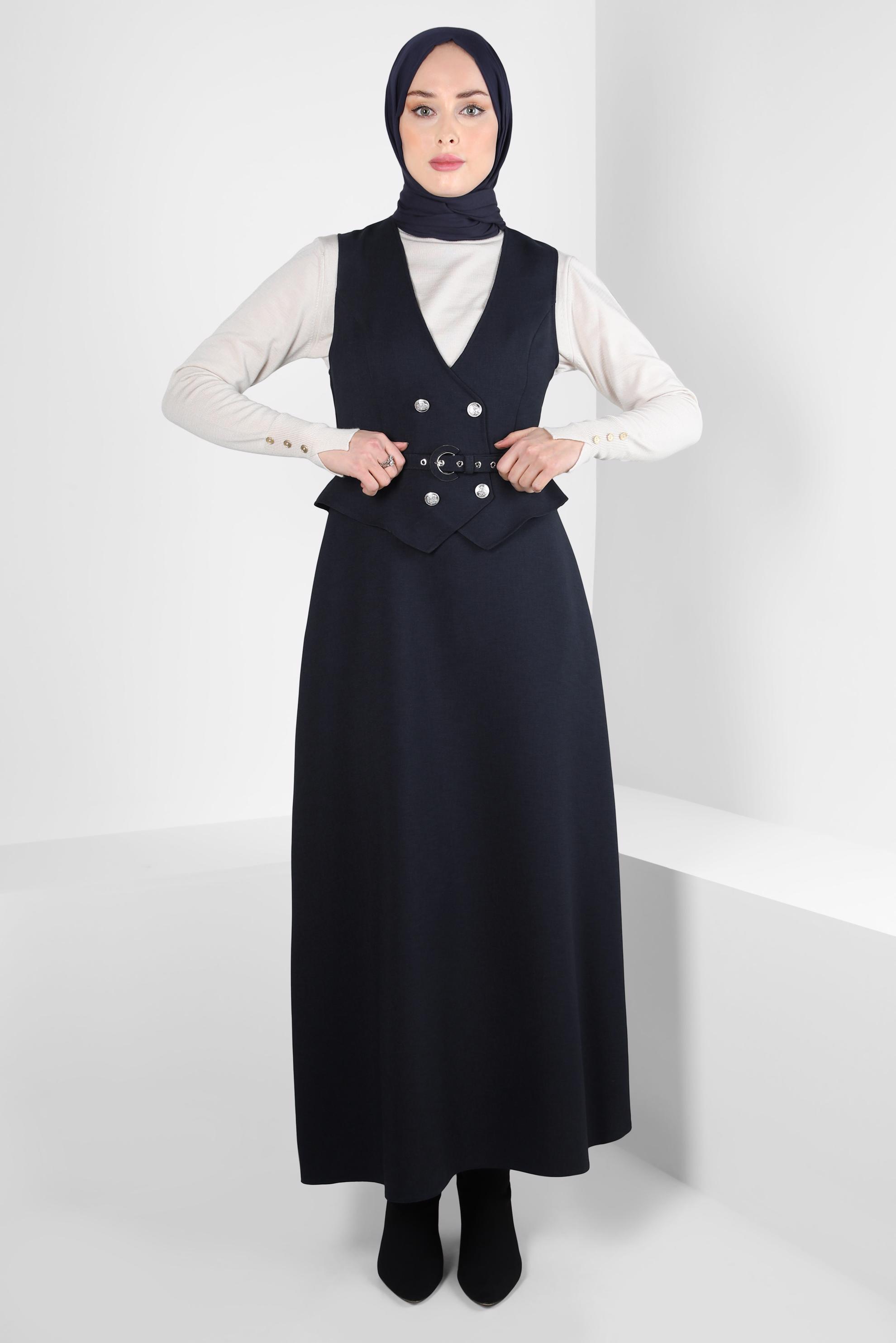 Pinafore dress shop full length