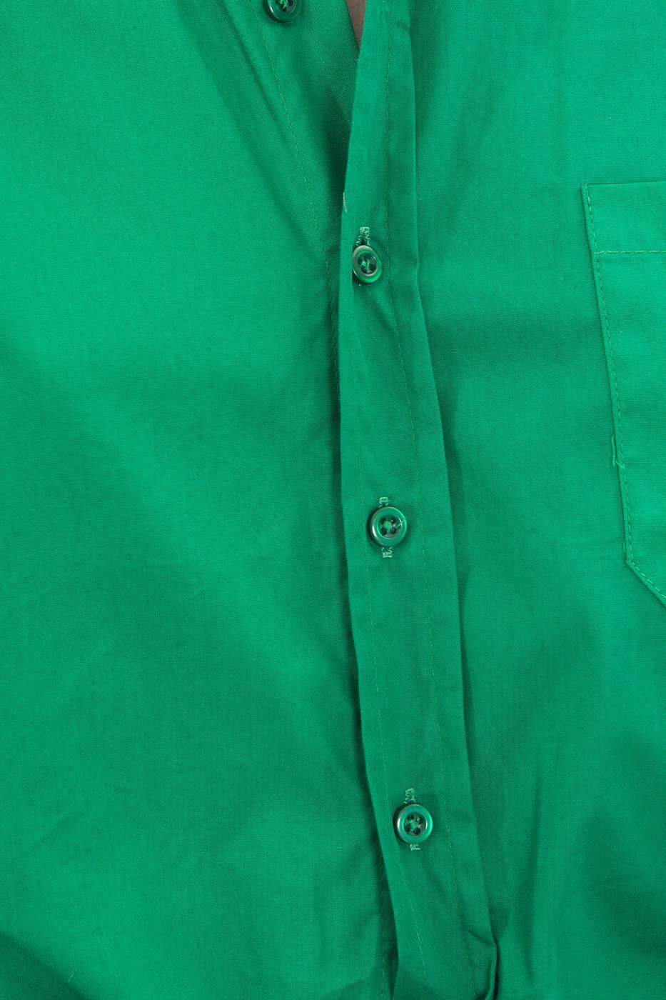 Bayan Yeşil Rahat Poplin Gömlek