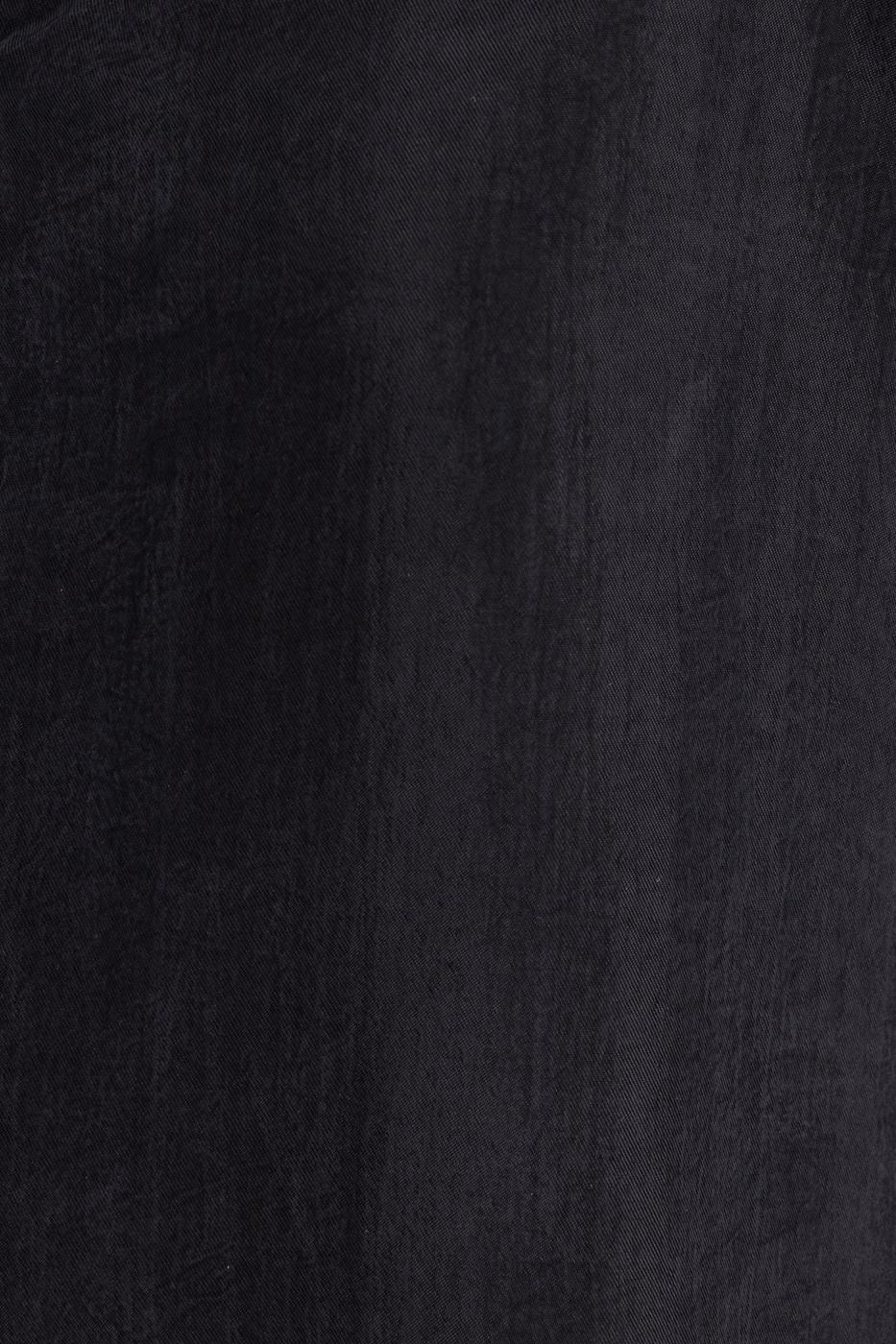 Bayan Siyah Oversize Midi  Elbise