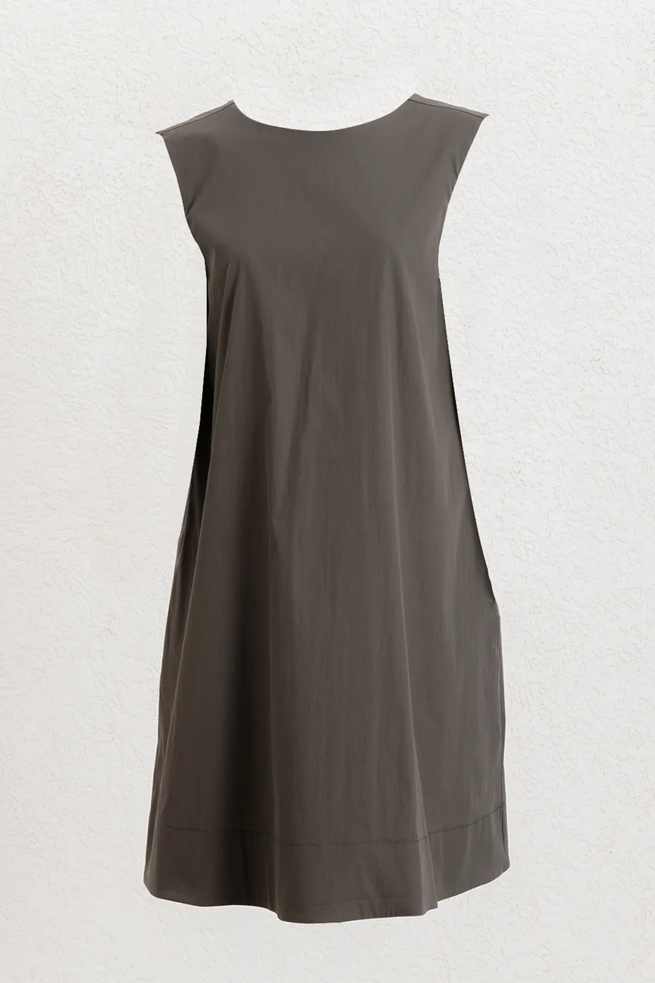Bayan Haki Oversize Mini Elbise