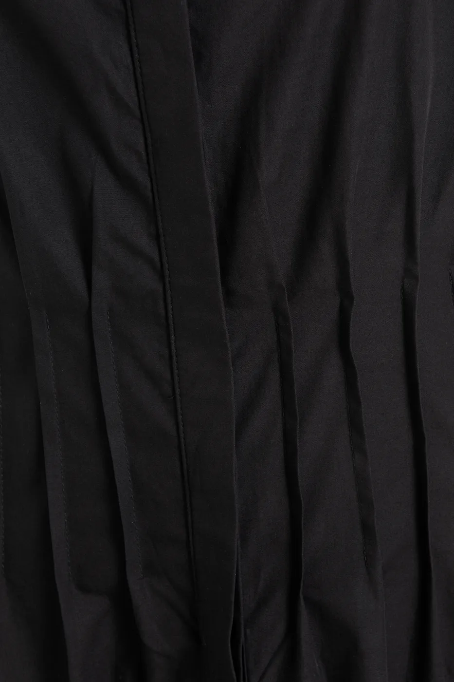 Bayan Siyah %100 Cotton Nervür Dikiş Detaylı Maksi Elbise