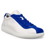 Blue ECCO Soft Zero W White