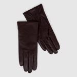 Brown ECCO Womens Plain Gloves