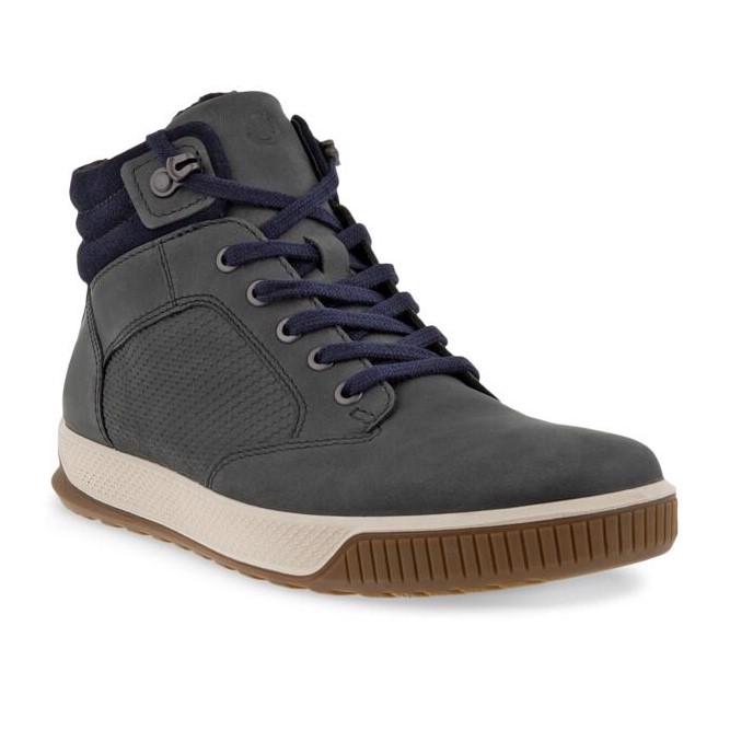 Ecco boots mens navy on sale