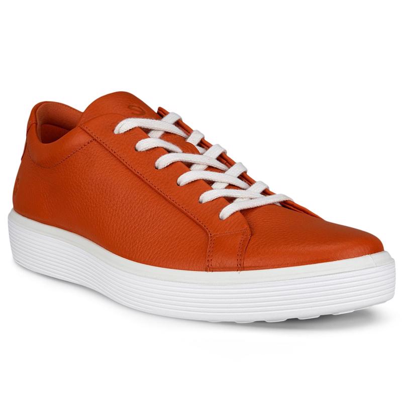 Ecco soft 5 shops mens orange