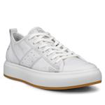 White ECCO Street Ace W Gravel