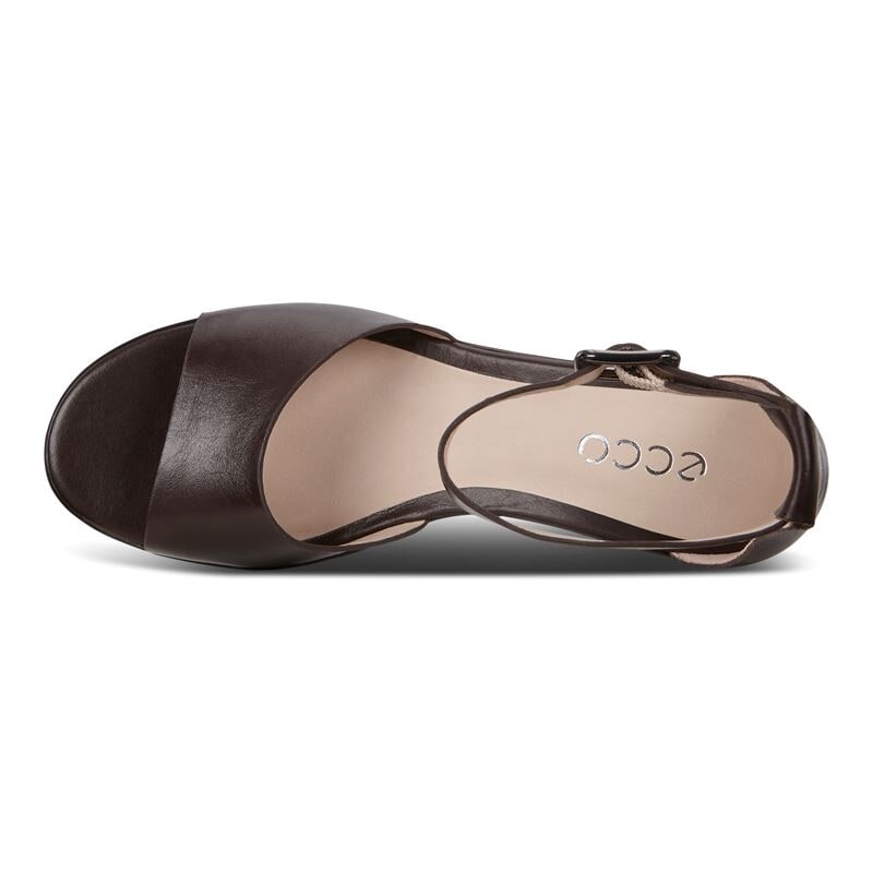 ECCO SHAPE 35 WEDGE SANDAL COFFEE ECCO T rkiye