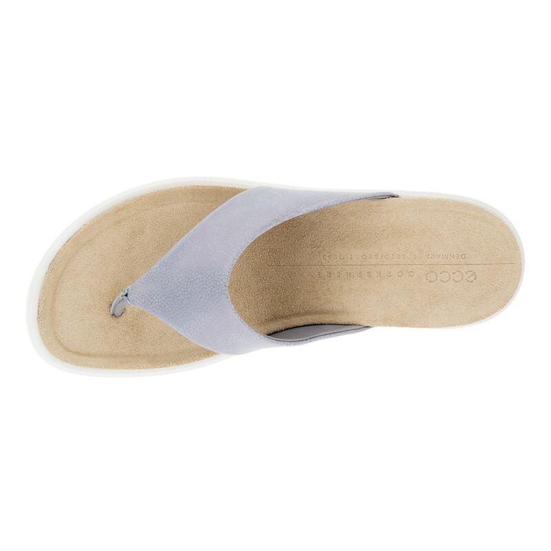 ECCO CORKSPHERE SANDAL W SILVER GREY | ECCO® Türkiye