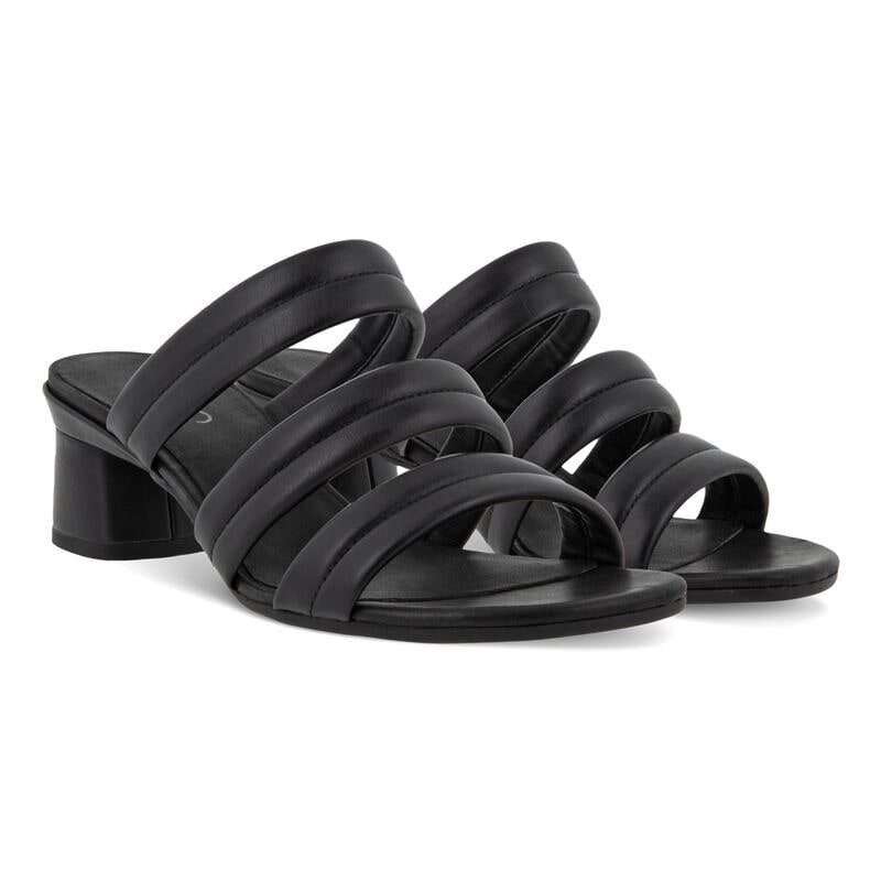 Ecco elevate 45 block heel strappy hot sale women's sandals