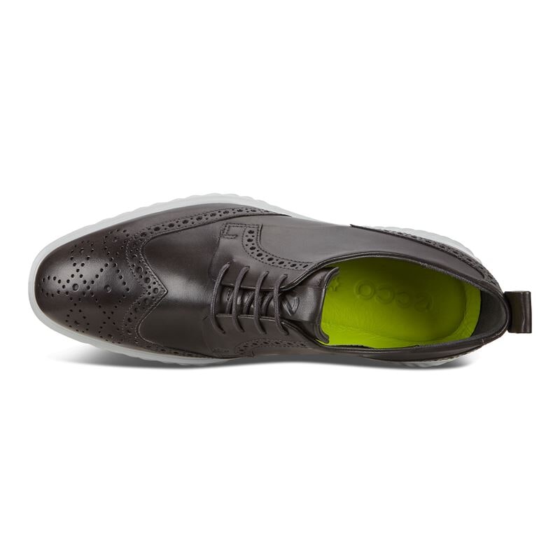 ECCO Men's St.1 Hybrid Lite Black Wingtip Oxford Brogue Size on sale EU 45 US 11 Great.