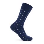 Navy ECCO Classic Dotted Mid Cut