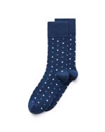Navy ECCO Classic Dotted Mid Cut