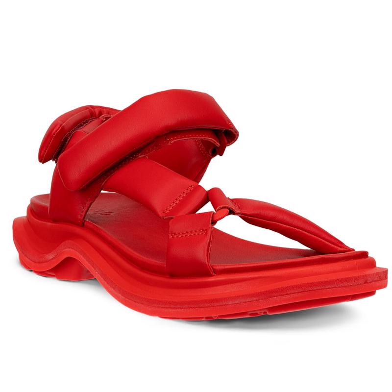 Ecco sandals red on sale