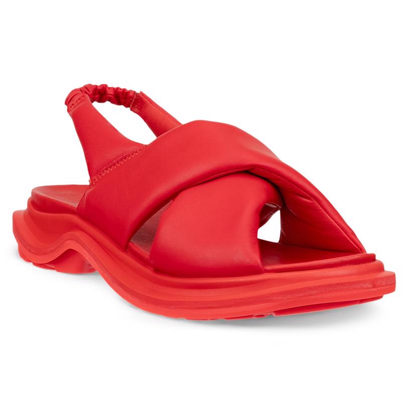 Ecco sandals red hotsell