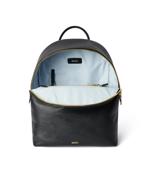Black ECCO Round Pack M Pebbled Leather Bag