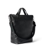 Black ECCO Tote L Pebbled Leather Bag