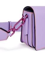 Purple ECCO Pinch Bag M Lock Wave Leather