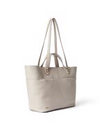 Beige ECCO Tote M Pebbled Leather Bag