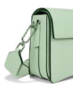 Green ECCO Pinch Bag L Pebbled Leather Pop