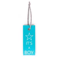 genel Childhome Door Sign Its a Boy Mint 