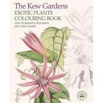 genel The Kew Gardens Exotic Plants Colouring Book 