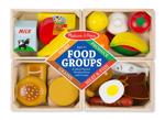 Men genel Food Groups Wooden Set