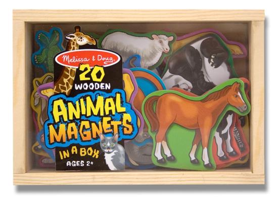 Men genel Wooden Animal Magnets