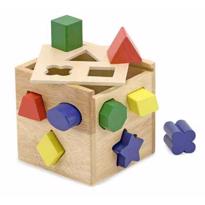genel Wooden Shape Sorting Cube 