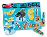 Men genel Wooden Puzzle with Sound - Musical Instruments