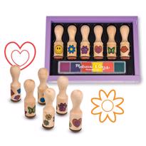 genel Wooden Printing Set - Happy Faces 