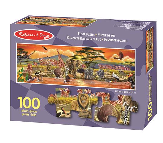 Men genel 'Big Floor Puzzle - Safari (100 pieces)