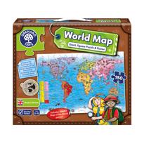 genel Orchard Toys World Map Puzzle and Poster 