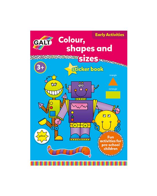 Erkek genel Colors, Shapes and Sizes Sticker Book