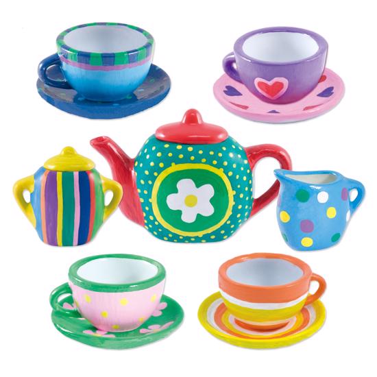 Erkek genel Galt Paint a Tea Set 5 Yaş+