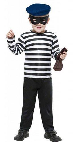 Men genel SMIFFYS BOYS ADVENTURE LITTLE BURGLAR COSTUME