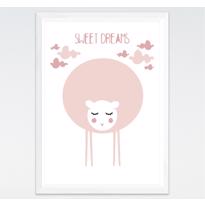genel Sweet Dreams Sheep Pink 