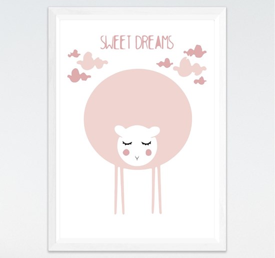 Men genel Sweet Dreams Sheep Pink