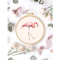 genel Flamingo Kasnak Tablo 15cm 
