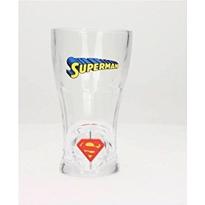 genel Superman Soda Glass with Spinning Logo 