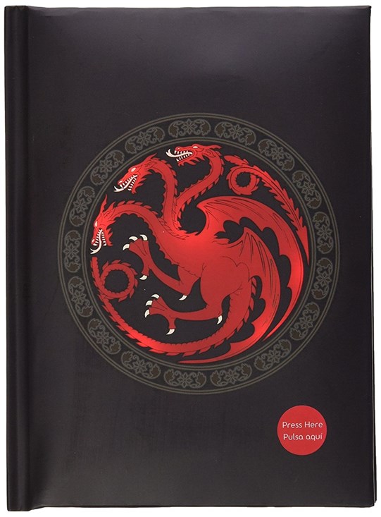 Men genel Targaryen Notebook With Lights