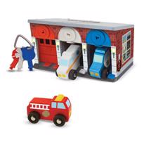 genel Wooden Emergency Vehicles Garage 