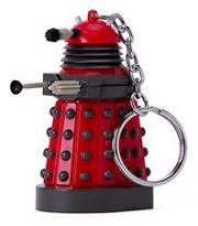 genel Doctor Who: Key Chain Flashlight: Red Dalek 